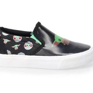 Star Wars The Mandalorian Grogu 5D Yoda Little Kids' Slip-On Shoes Size 4 NEW